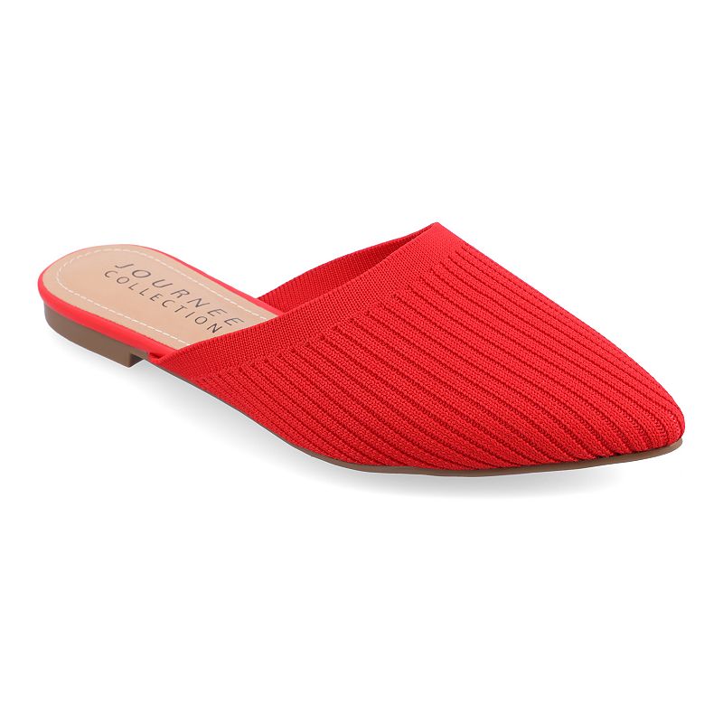 Journee Aniee Women's Mules, Size: 9 Wide, Red