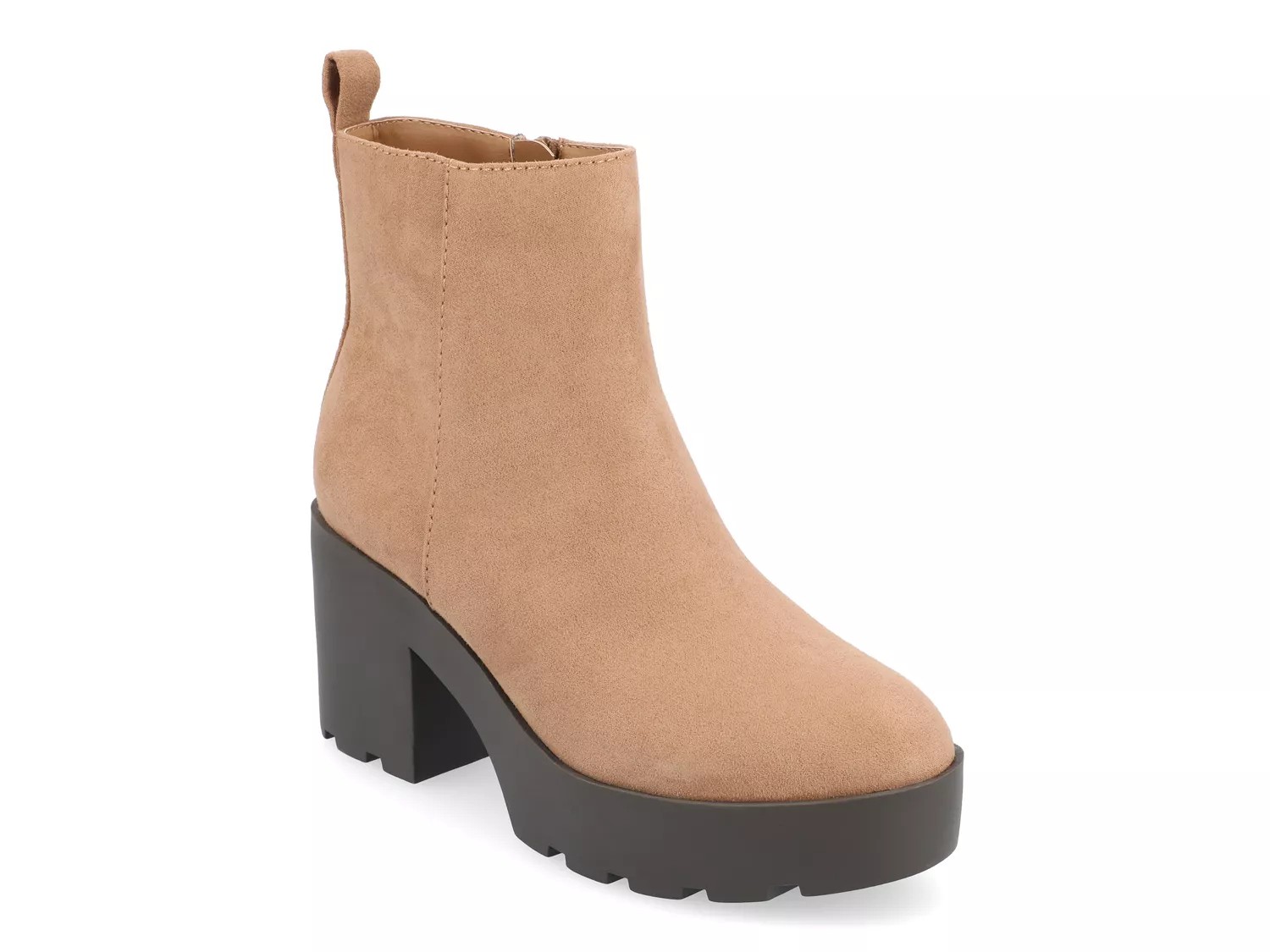 Journee Collection Cassidy Platform Bootie | Women's | Beige | Size 6.5 | Boots