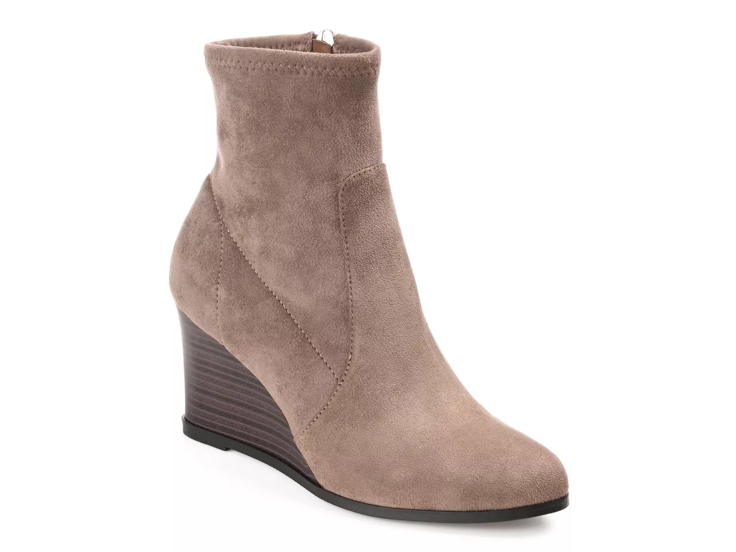 Journee Collection Hepburn Bootie | Women's | Taupe/Stone | Size 11 | Boots | Wedge