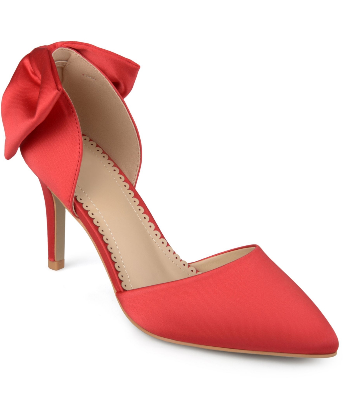 Journee Collection Women's Tanzi Bow Stilettos - Red