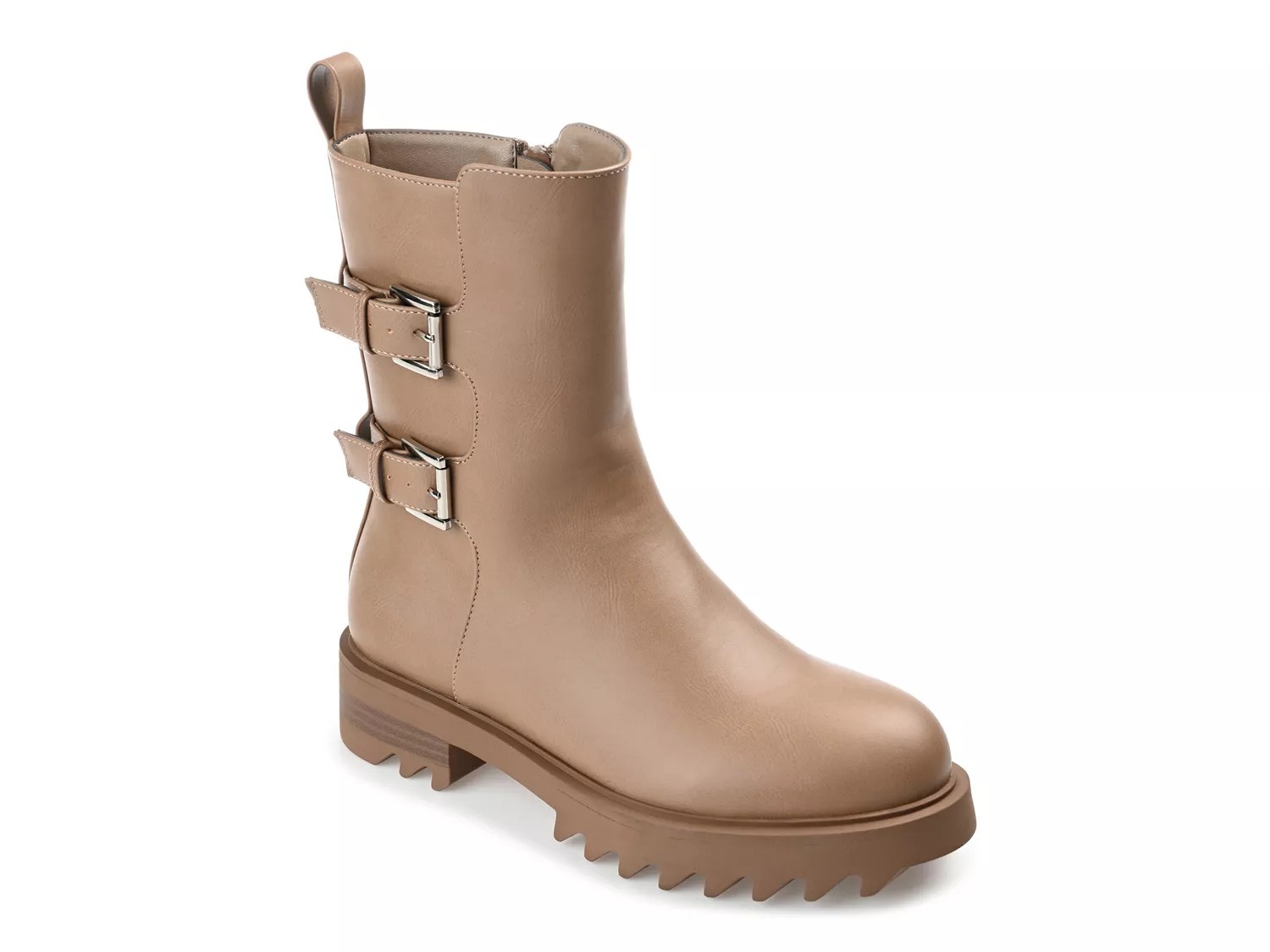 Journee Collection Yasmine Combat Boot | Women's | Brown | Size 9.5 | Boots