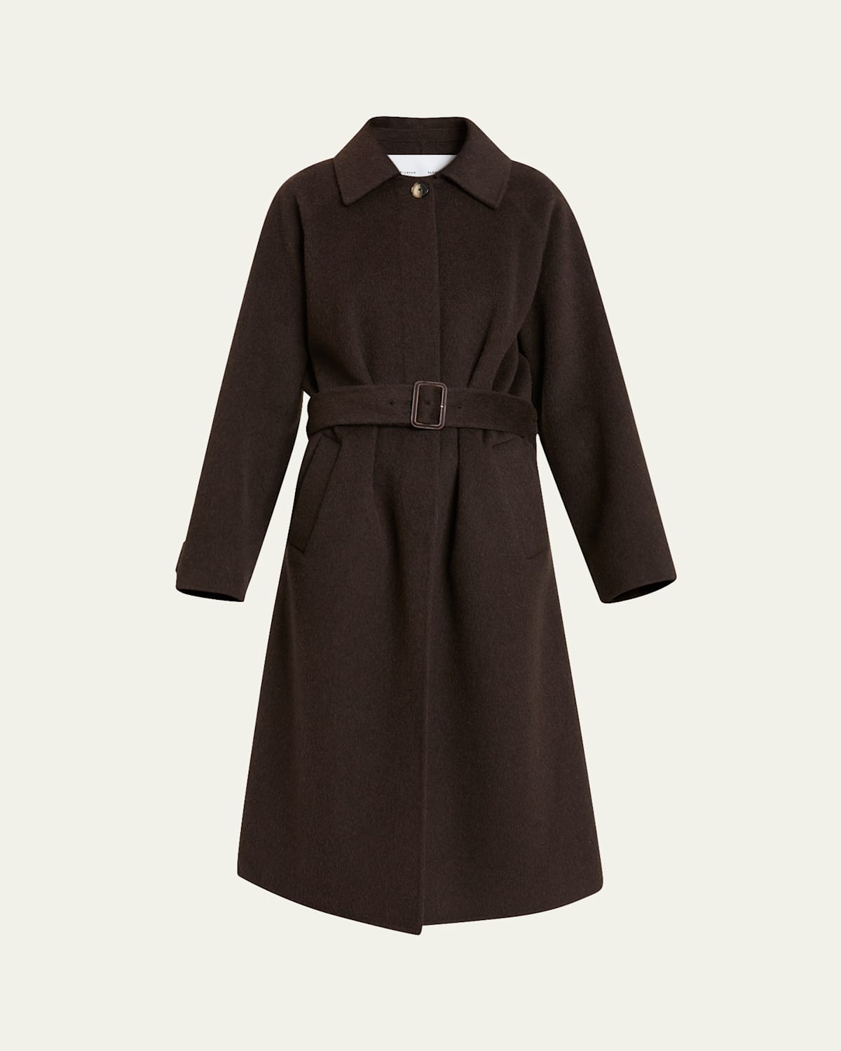 Juliette Long Brushed Wool Coat