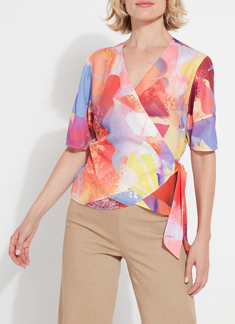 Juno Front Tie Wrap Top