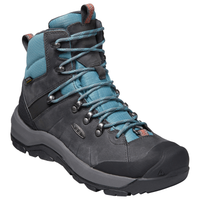 KEEN Revel IV Polar Insulated Waterproof Hiking Boots for Ladies - Magnet/North Atlantic - 6.5M