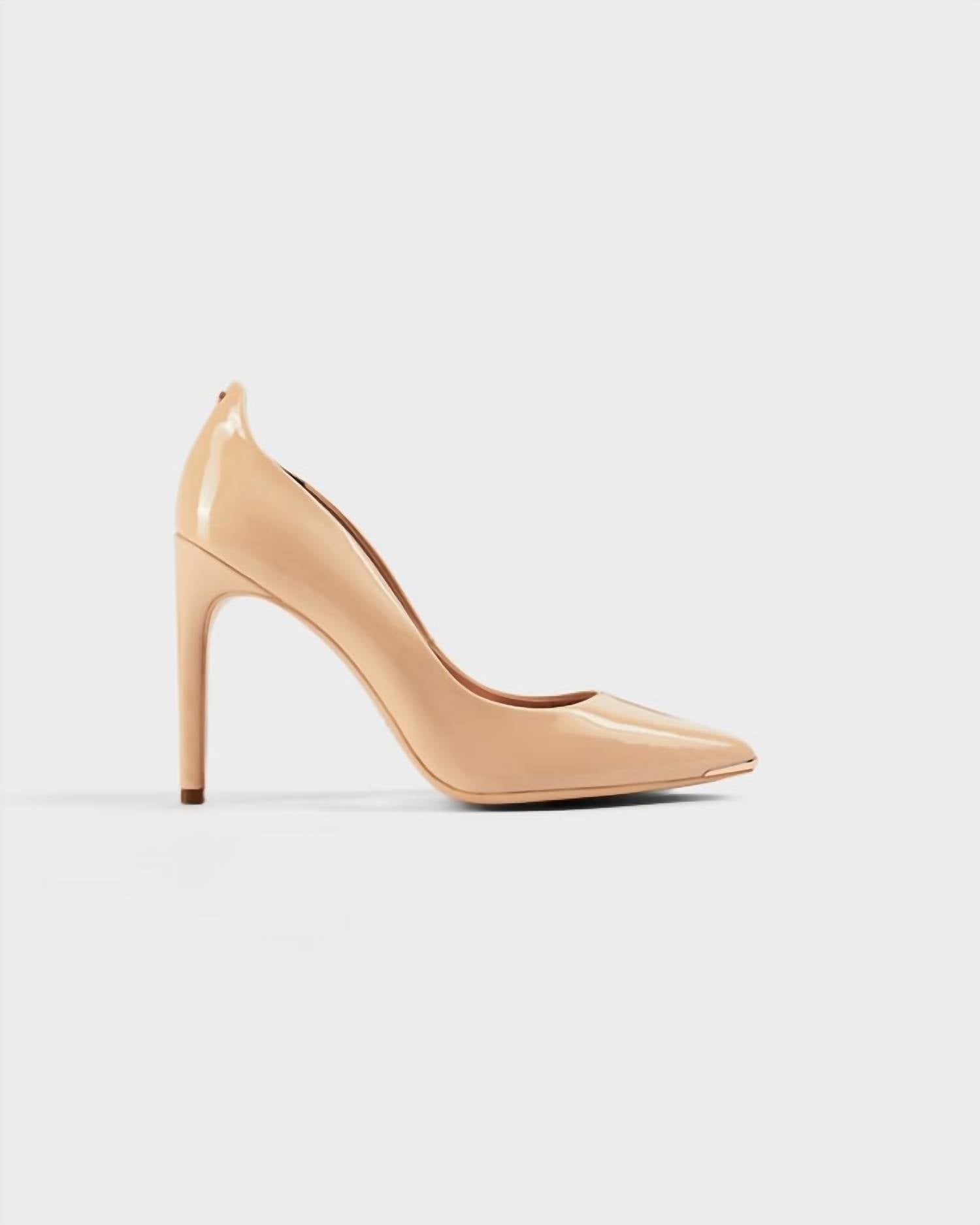 Kaawin Court Shoe In Nude