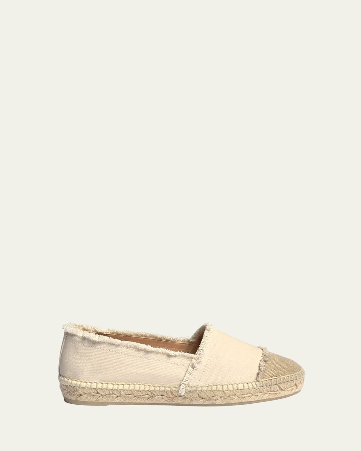 Kampala Frayed Canvas Cap-Toe Espadrilles