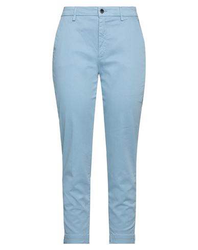 Kaos Jeans Woman Pants Pastel blue Size 30 Cotton, Elastane