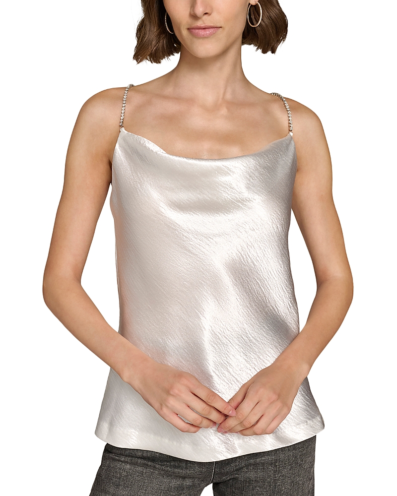 Karl Lagerfeld Paris Hammered Satin Camisole