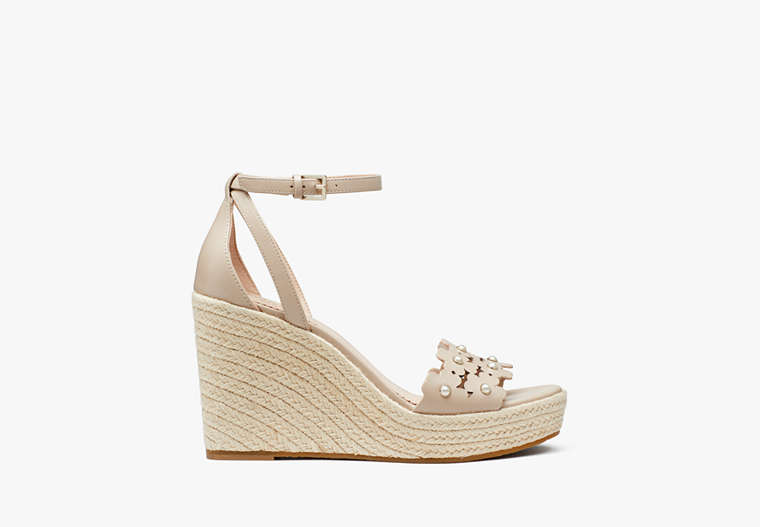 Kate Spade Daisy Pearl Espadrilles, Warm Beige - 10