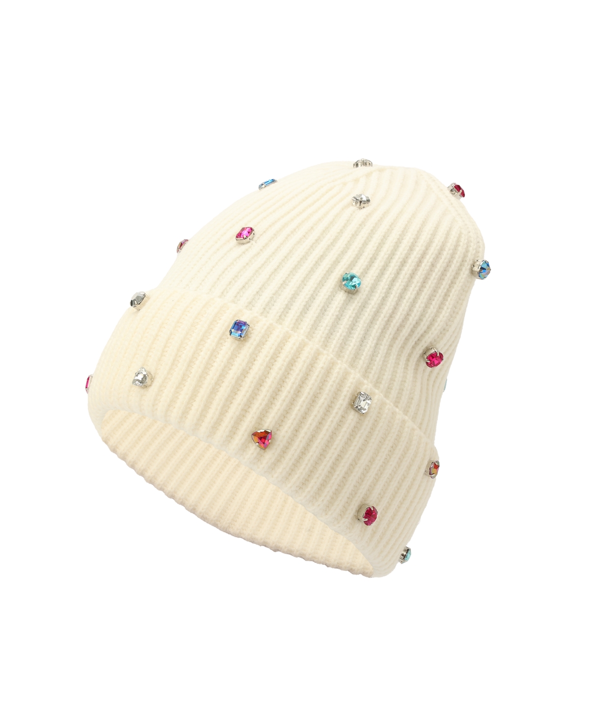 Kate Spade New York Women's Embellished Beanie Hat - Cream Multi