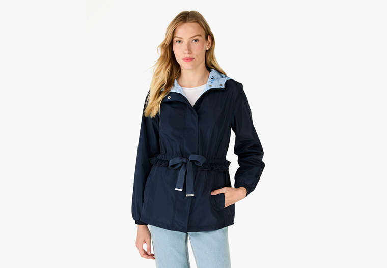 Kate Spade Packable Anorak, Parisian Navy - XS