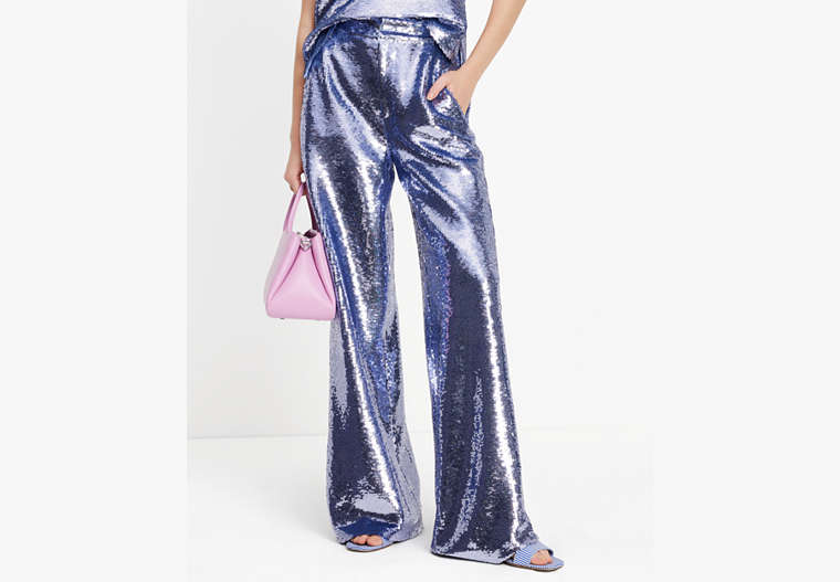 Kate Spade Wide-Leg Sequin Pants, Cosmic Zen - 2