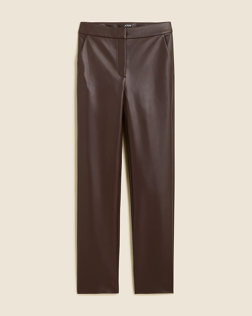 Kate straight-leg pant in faux leather