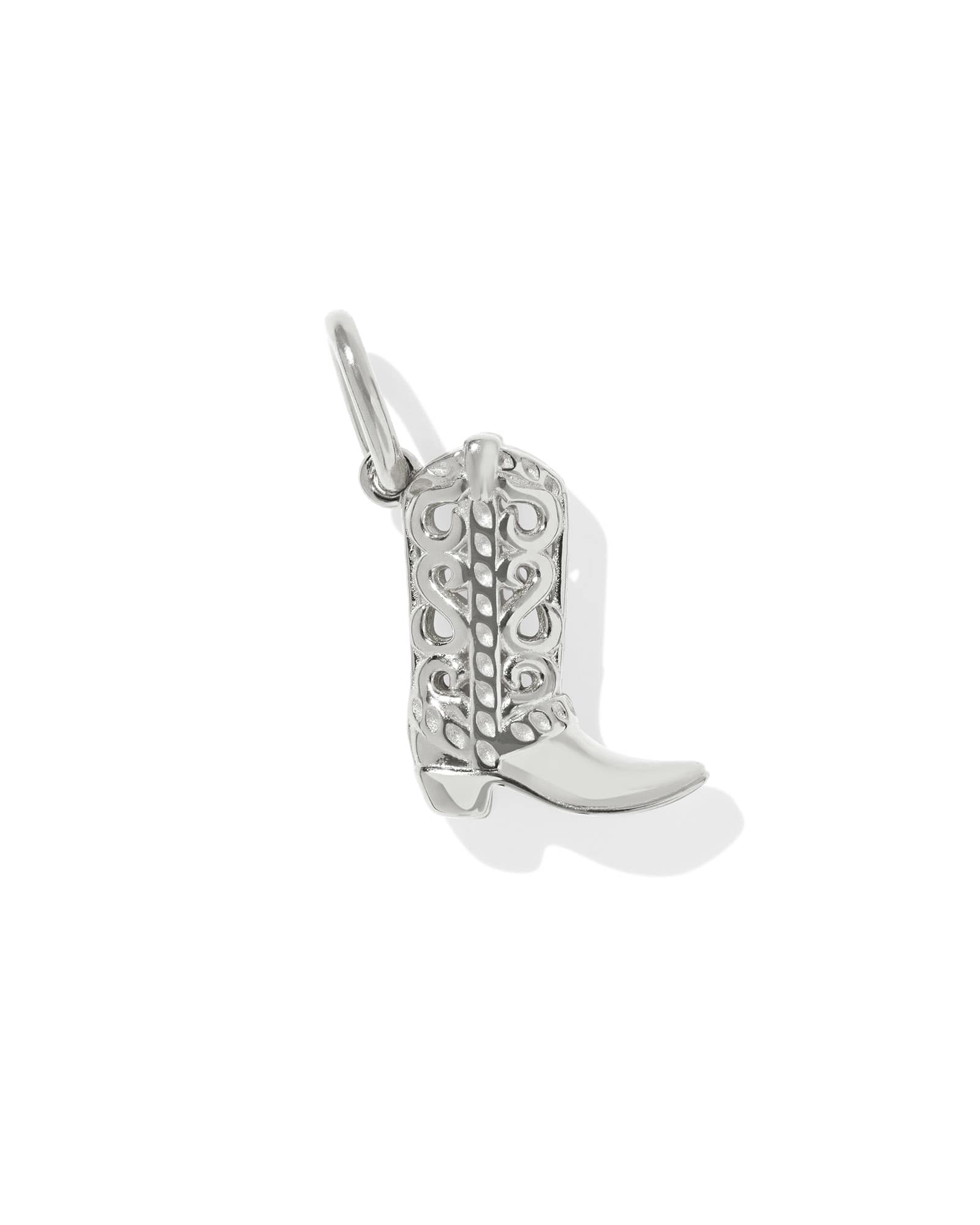 Kendra Scott Cowboy Boot Accent Charm in Sterling Silver | Metal