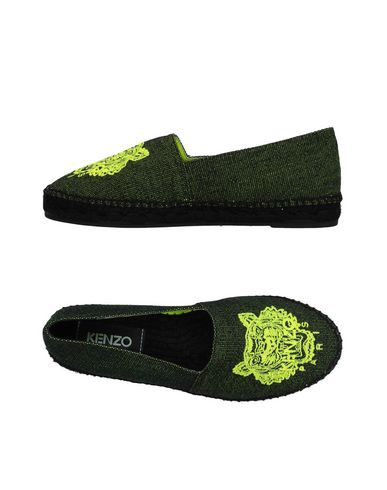 Kenzo Woman Espadrilles Lime green Size 5.5 Textile fibers