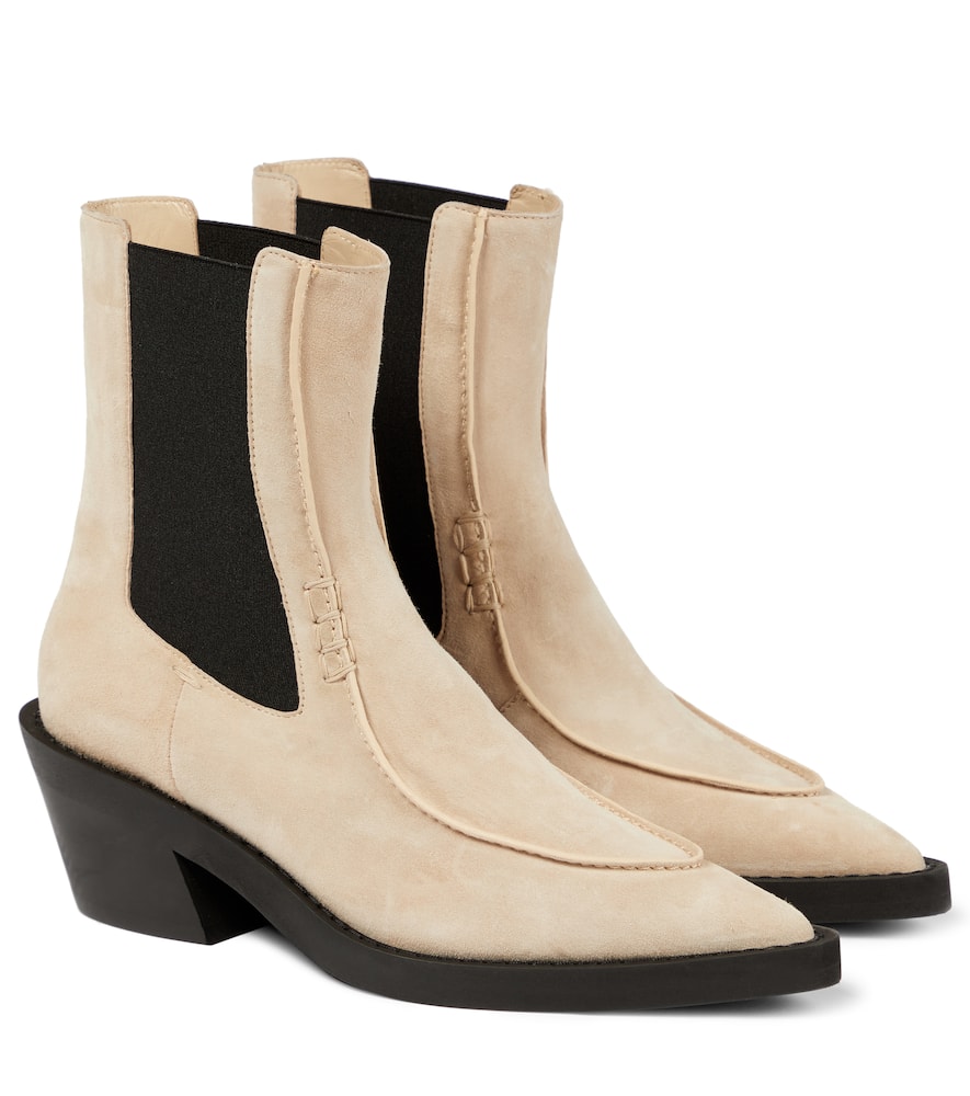 Khaite Charleston suede Chelsea boots