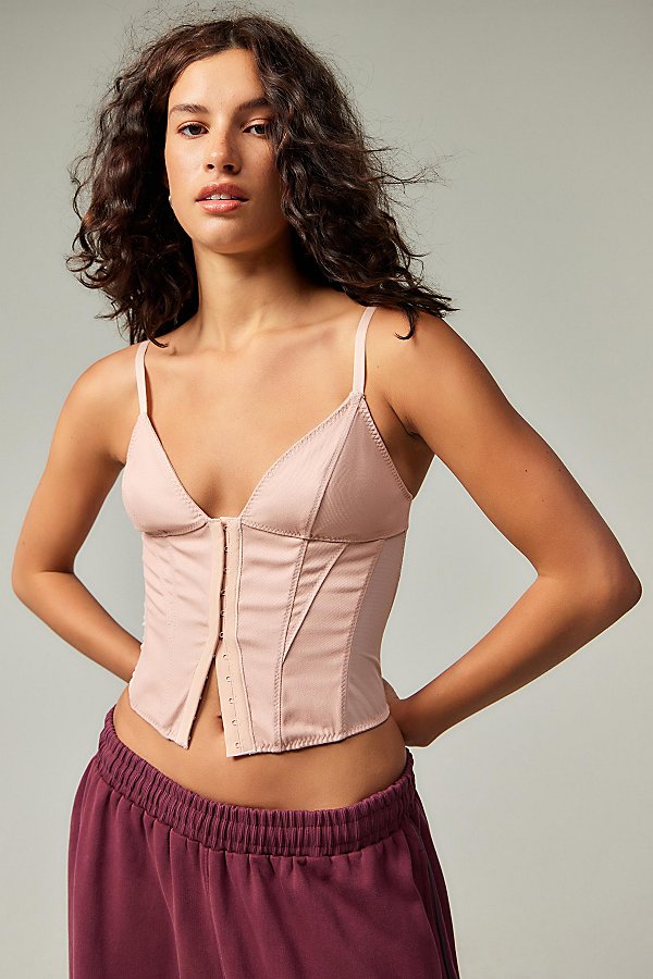 Kimchi Blue Enchanted Corset Top in Pink, Women's at Urban Outfitters