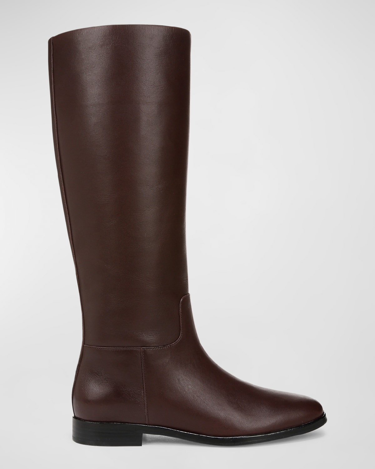 Knee-High Calf Leather Boots