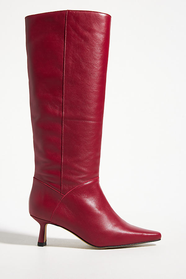 Knee-High Pointed-Toe Boots