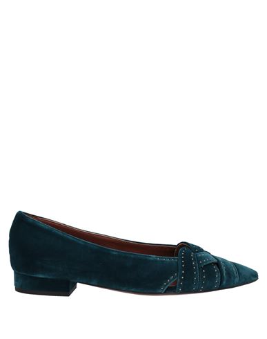 L' Autre Chose Woman Ballet flats Deep teal Size 6 Textile fibers