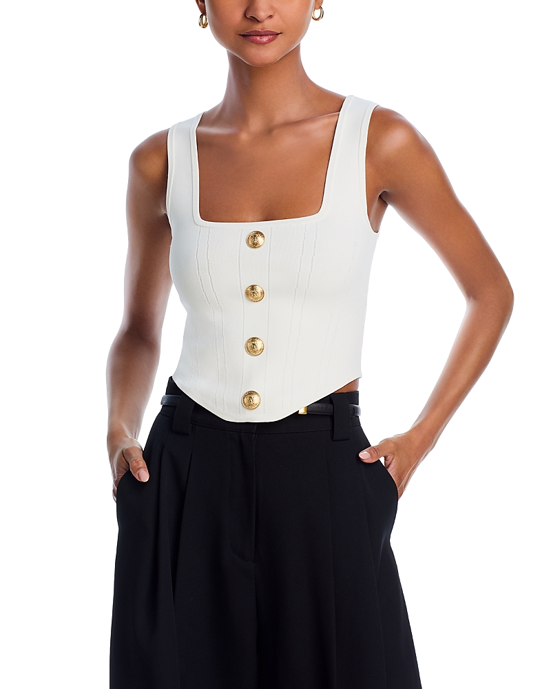 L'Agence Saga Square Neck Knut Corset Top