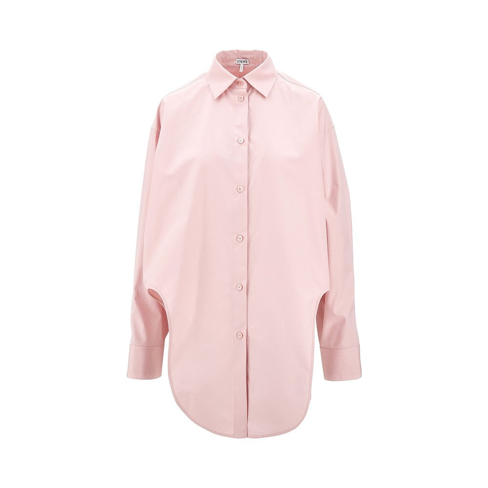 LOEWE Oversized shirt with rounded splits Woman 34