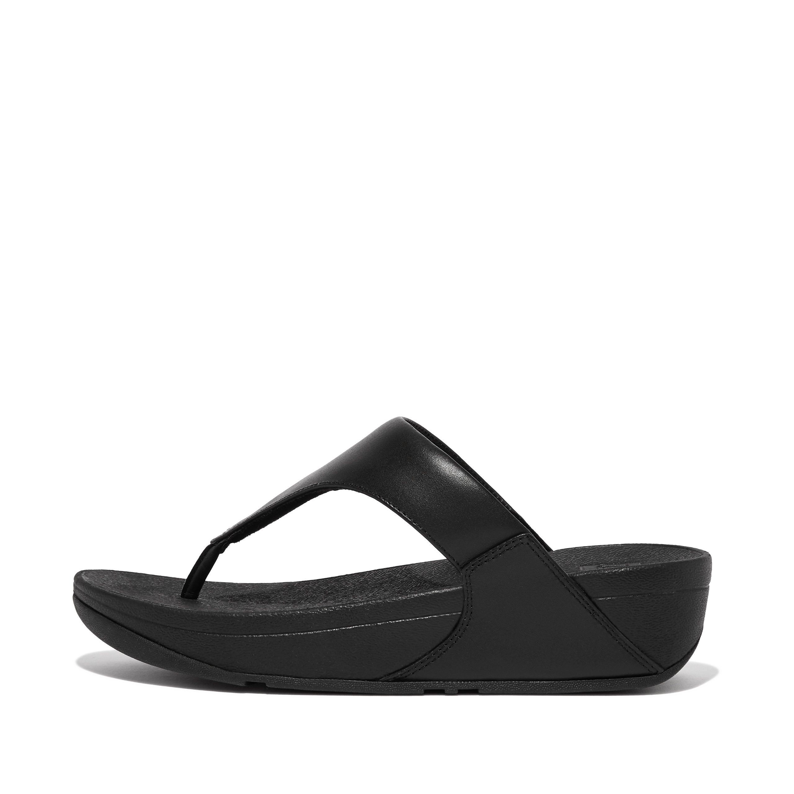 LULU Leather Toe-Post Sandals, Full Price