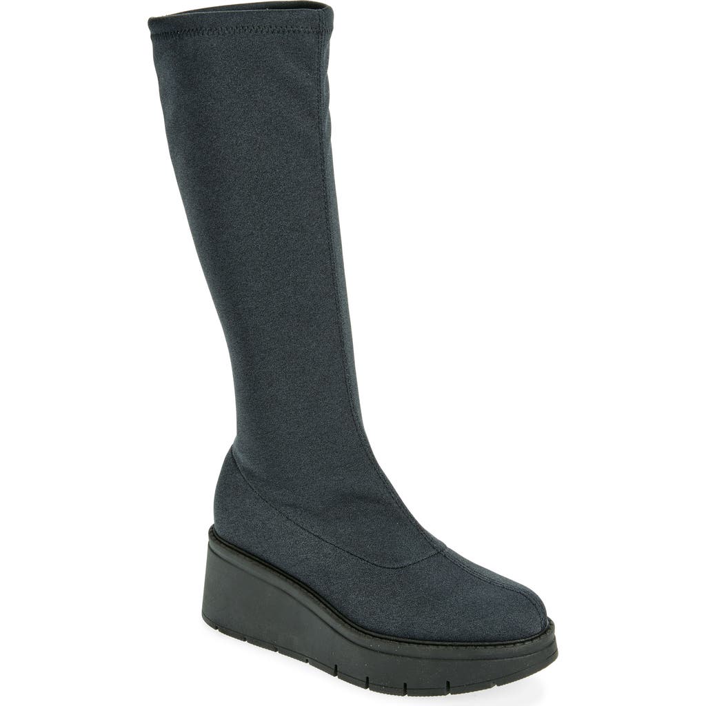 La Canadienne Jerry Waterproof Knee High Wedge Boot (Women) in Black at Nordstrom Rack, Size 8