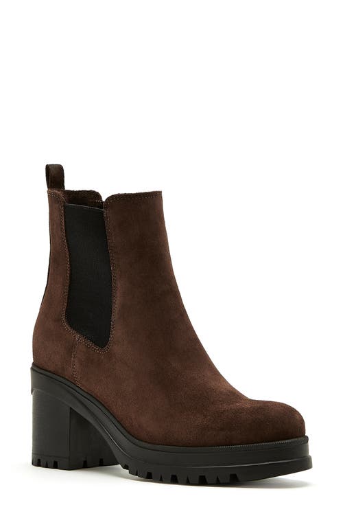 La Canadienne Paxton Waterproof Chelsea Boot in Brunette Suede at Nordstrom, Size 5