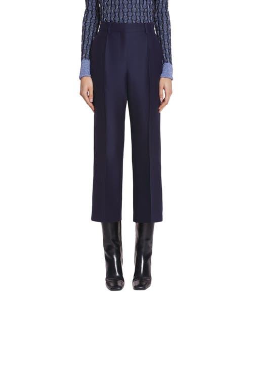 Lanvin FLARED CROPPED PANTS in Midnight Blue at Nordstrom, Size 36 Eu