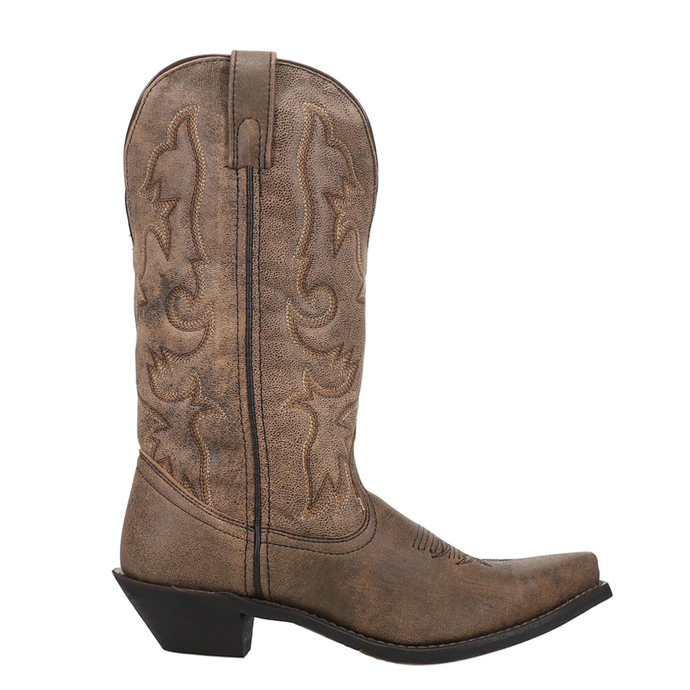 Laredo Access Wide Calf Snip Toe Cowboy Boots