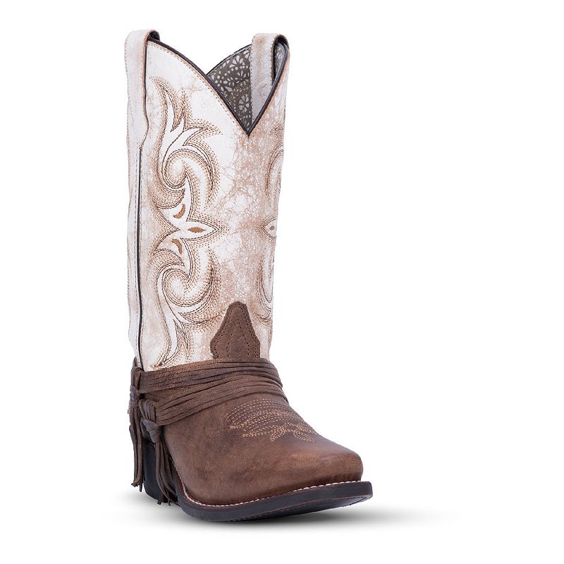 Laredo Myra Women's Cowboy Boots, Size: 9, Sand White