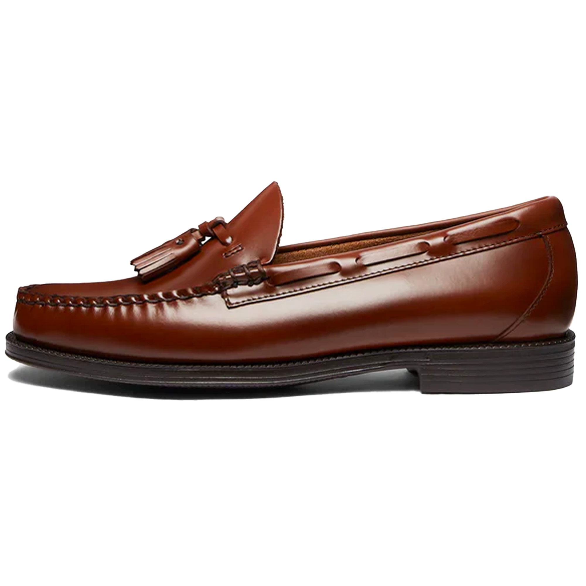 Larkin Tassel Loafers - Mid Brown