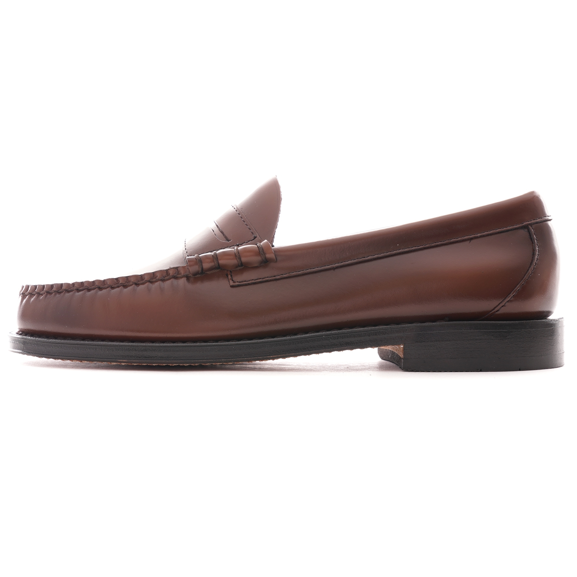 Larson Penny Loafers - Mid Brown