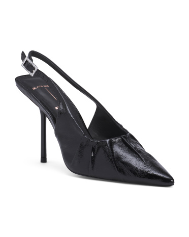 Leather Piaz Slingback Heeled Mules for Women