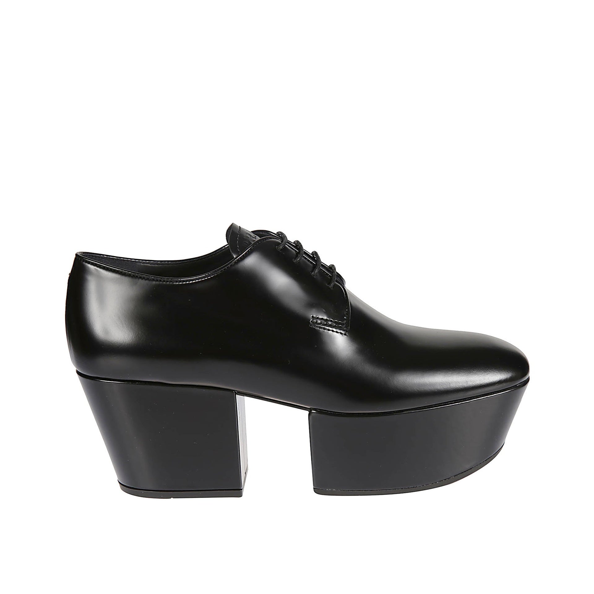 Leather Platform Loafers