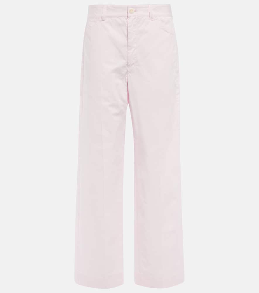 Lemaire Cotton cropped straight-leg pants