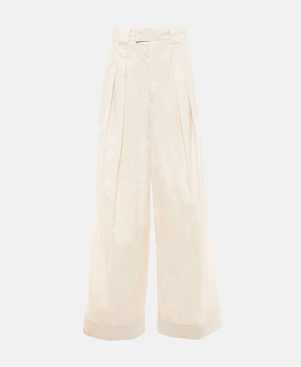 Lemaire Flared Trousers in Beige, Women's (Size 32)