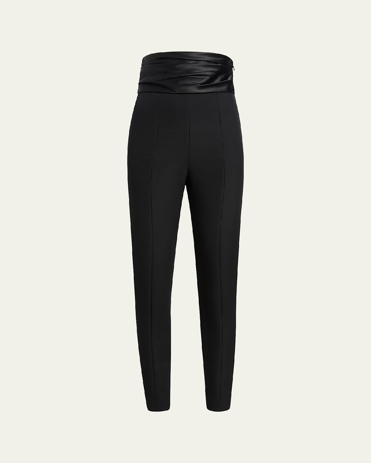 Lenro Ruched Waist Skinny Leg Pants