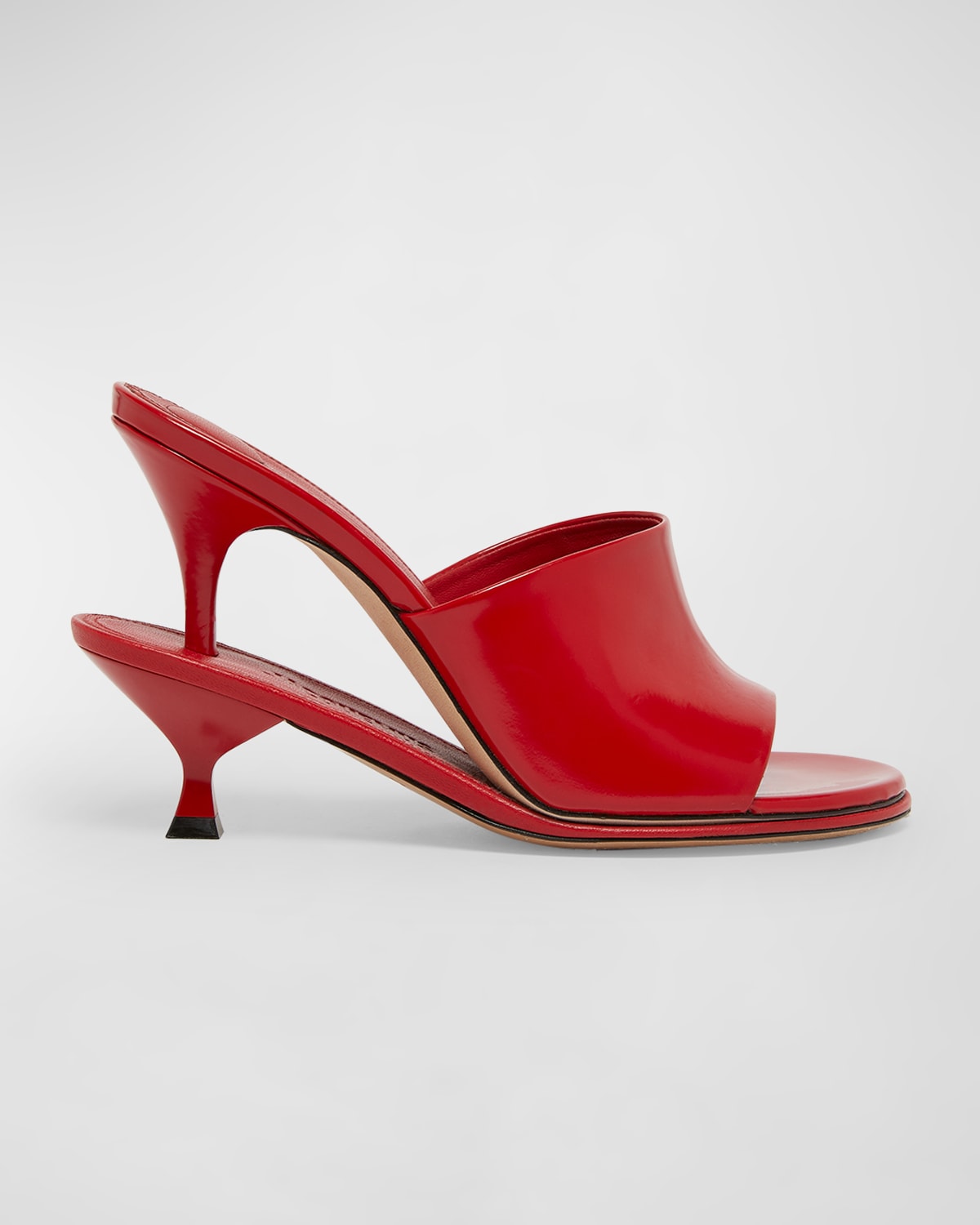 Les Doubles Mules Patent Sandals