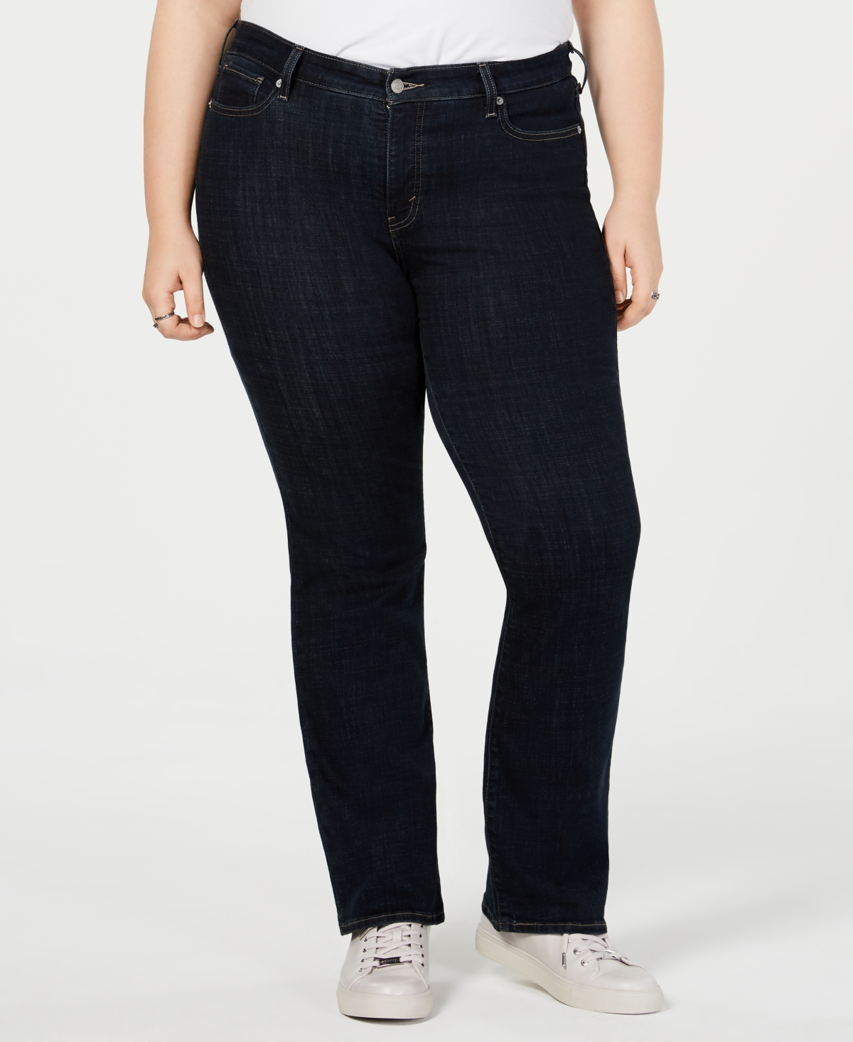 Levi's Trendy Plus Size 415 Classic Bootcut Jeans - Island Rinse