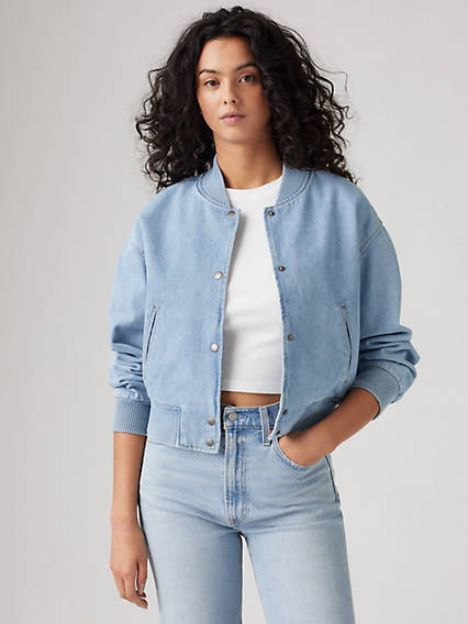 Levi's Varsity Bomber Jacket - Women's L