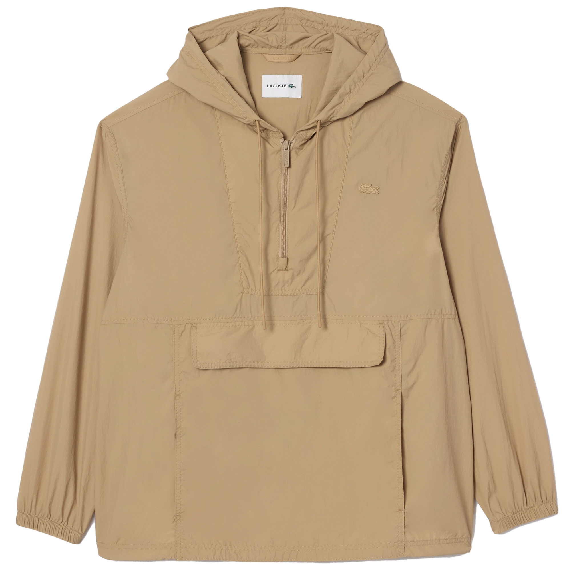 Lightweight Showerproof Pop-over Jacket - Beige