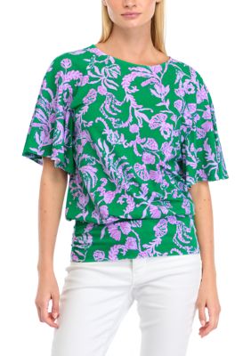 Lilly Pulitzer Women's Albins Knit Top, Green, Small