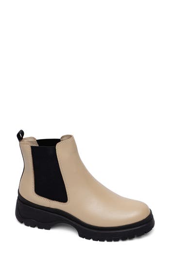 Linea Paolo Tokio Lug Sole Chelsea Boot in Beige at Nordstrom Rack, Size 5