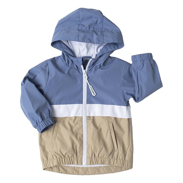 Little Bipsy Breeze Block Windbreaker Baby 0/3 mo. Beige/Blue