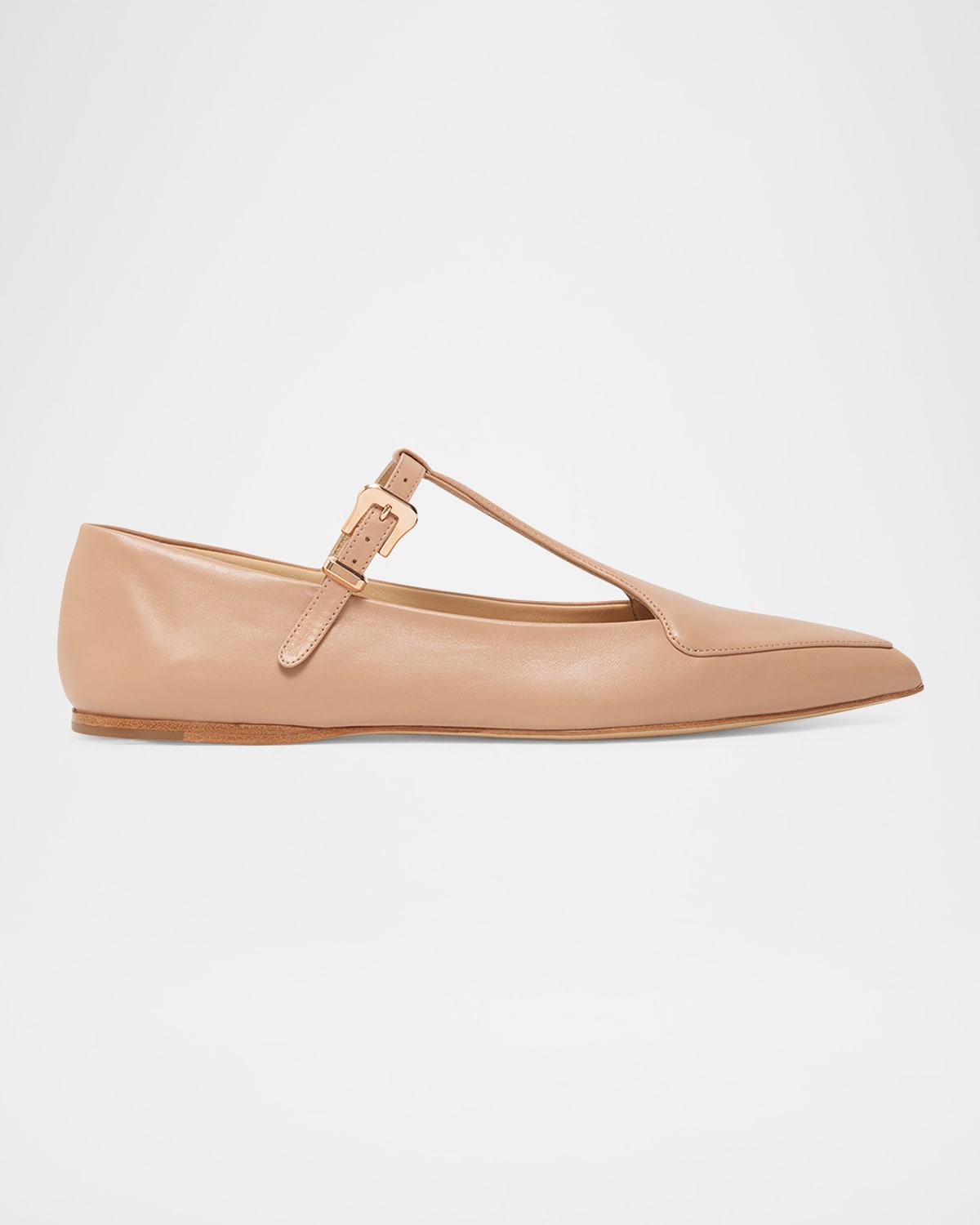 Liv Mary Jane Lamb Leather Ballet Flats