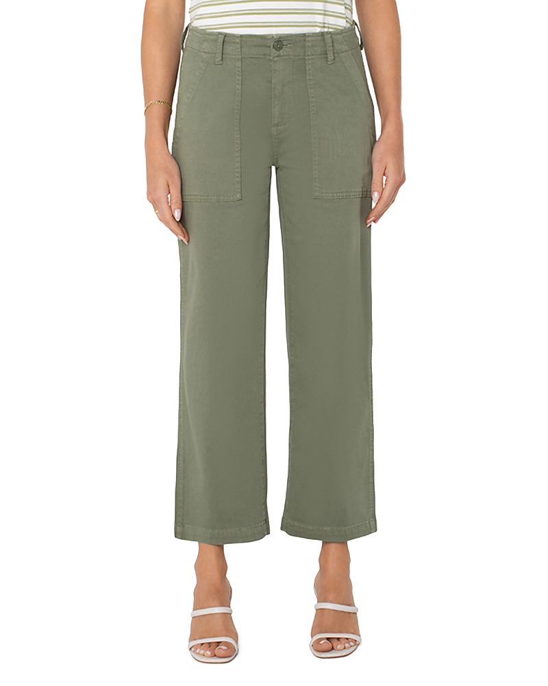 Liverpool Los Angeles Wide Leg Cargo Pants