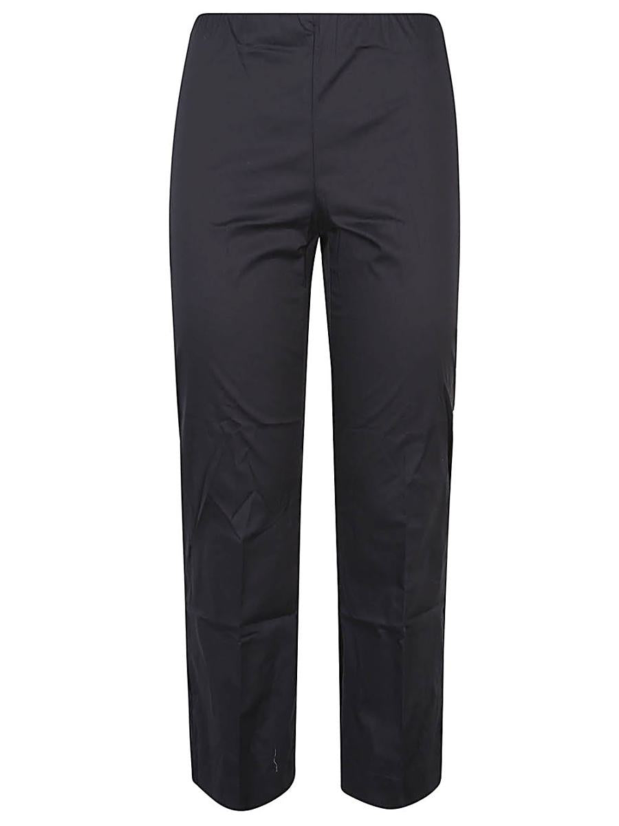 Liviana Conti Cotton Blend Cropped Flared Trousers