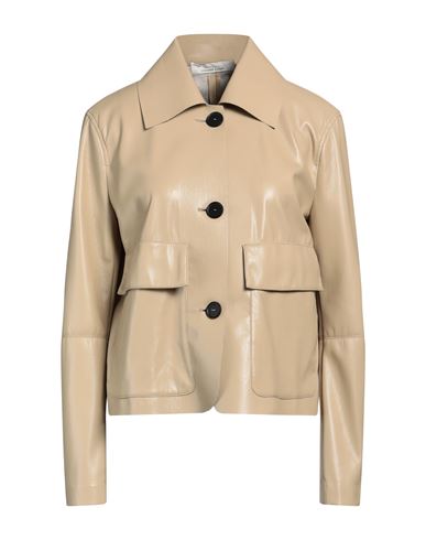 Liviana Conti Woman Blazer Beige Size 8 Polyester, Polyurethane